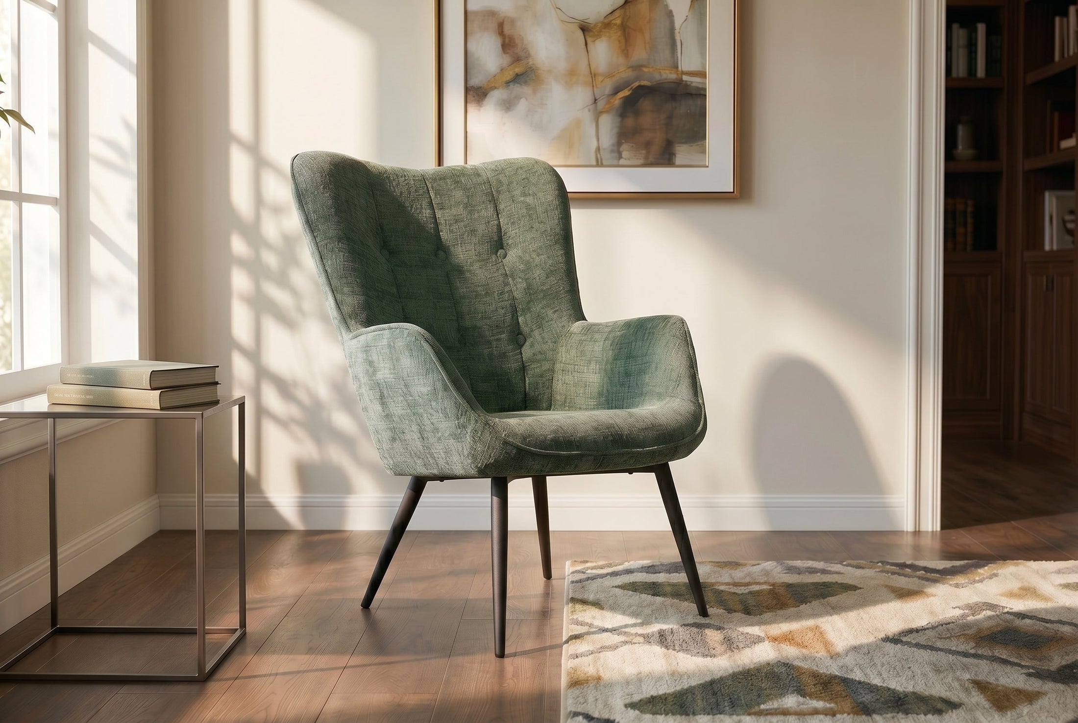 Orelia – Vert chenille – vue 3