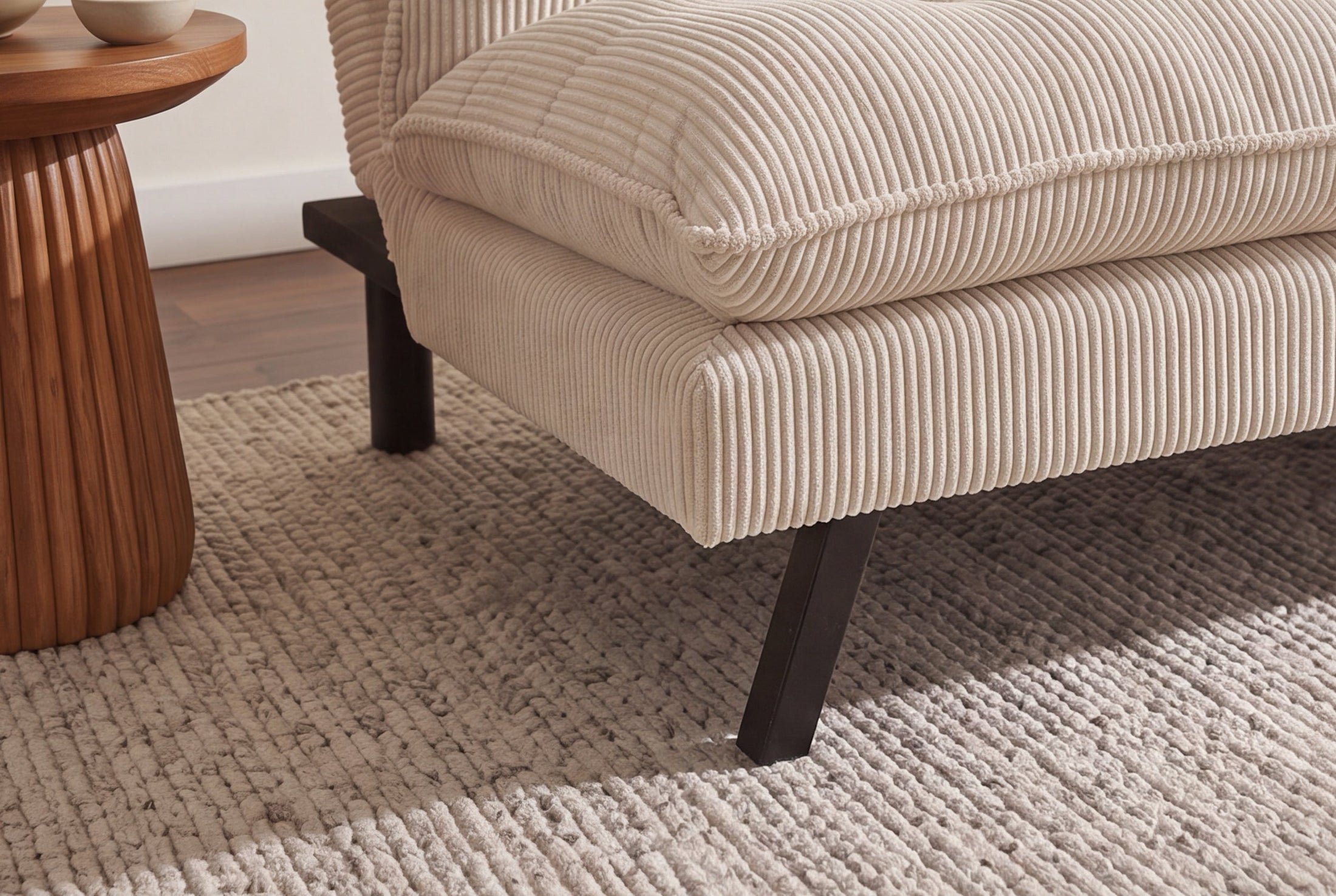 Novara – Beige velours côtelé – vue 9