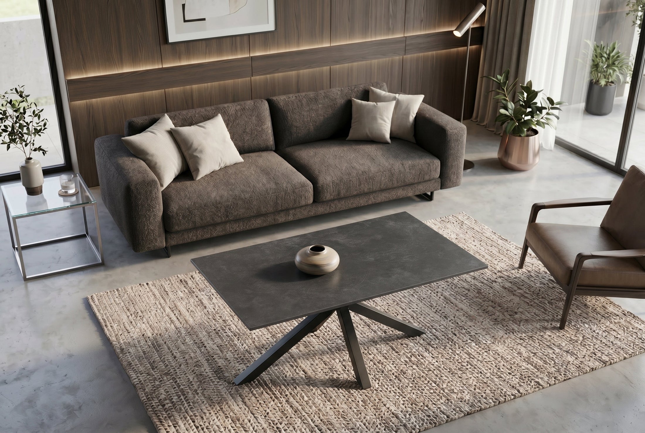 Table basse Astra – Gris