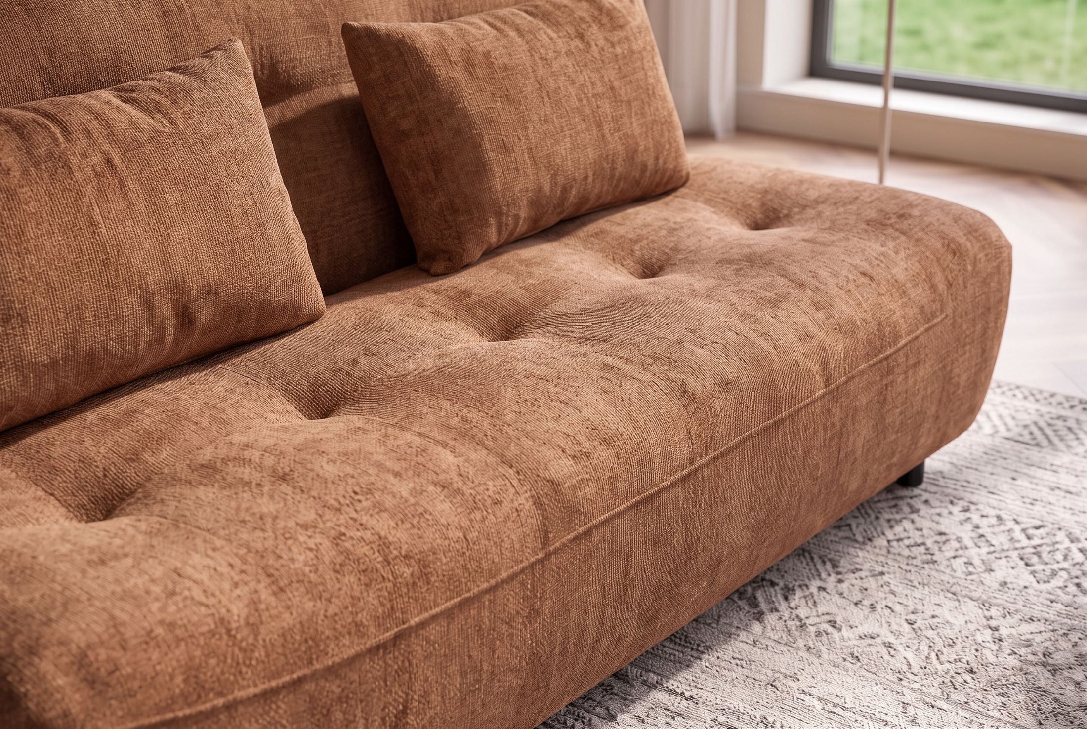 Léonie – Brun rouille chenille – vue 5
