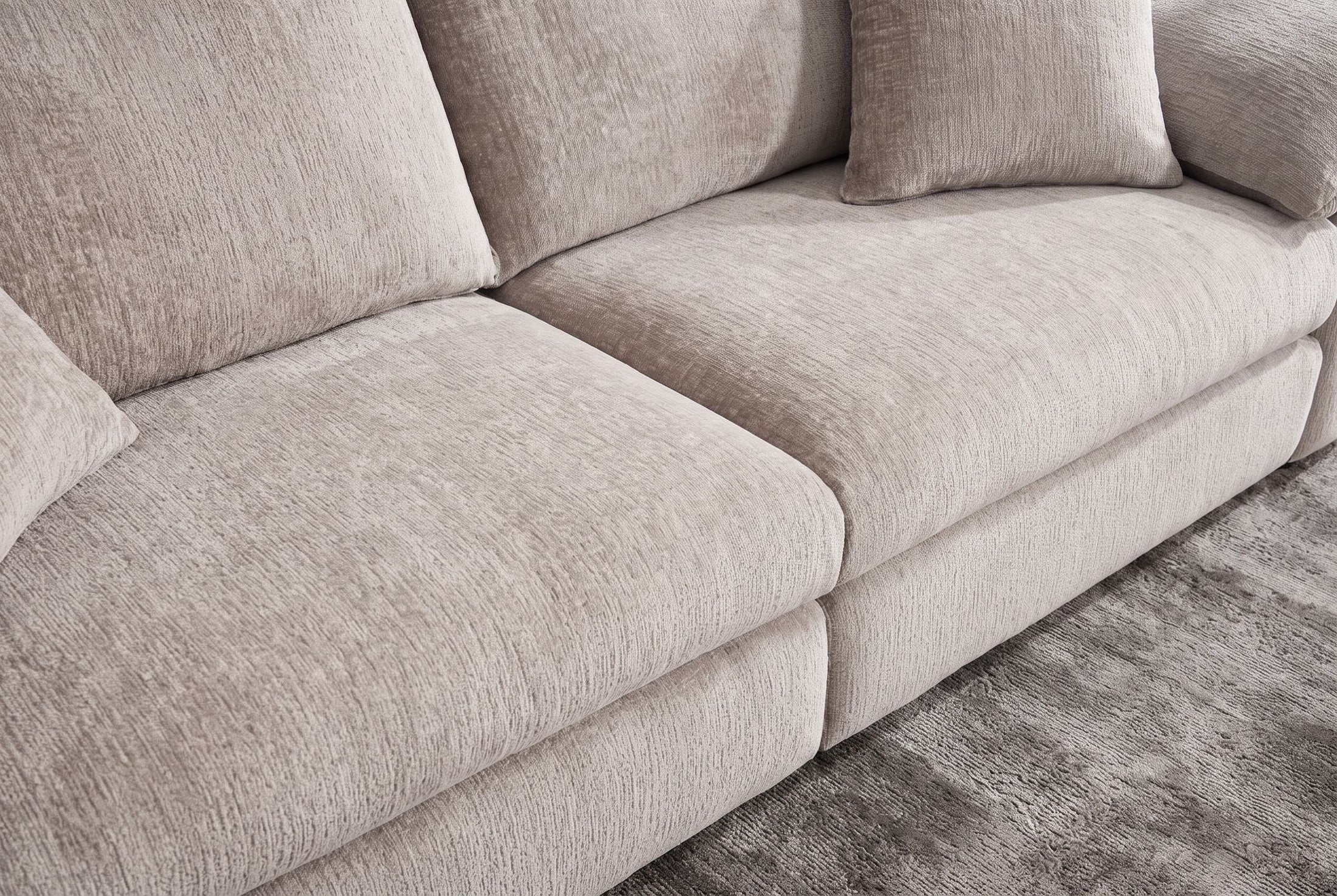 Soraya – Beige chenille – vue 8