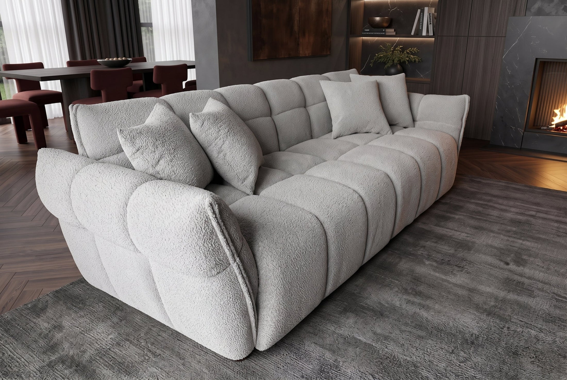 Orlena – Gris bouclé – vue 6