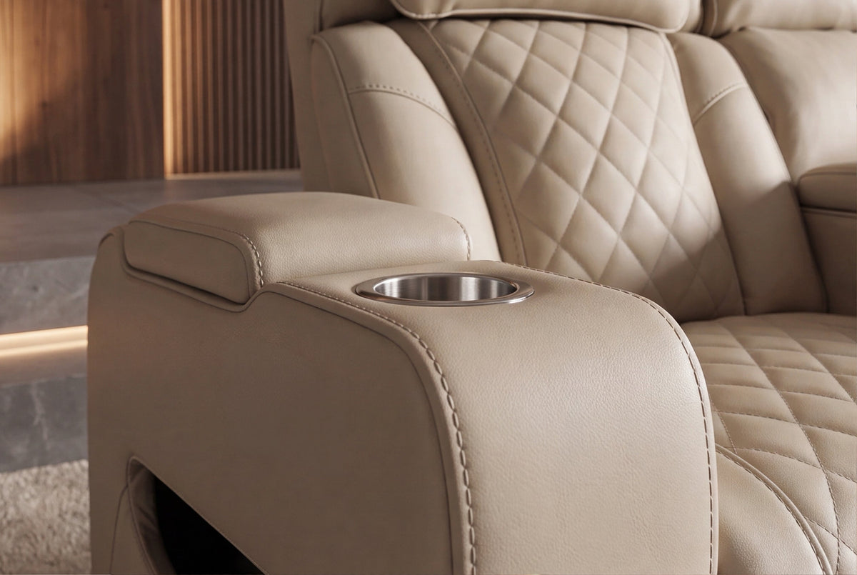Céleste – Beige similicuir – vue 12