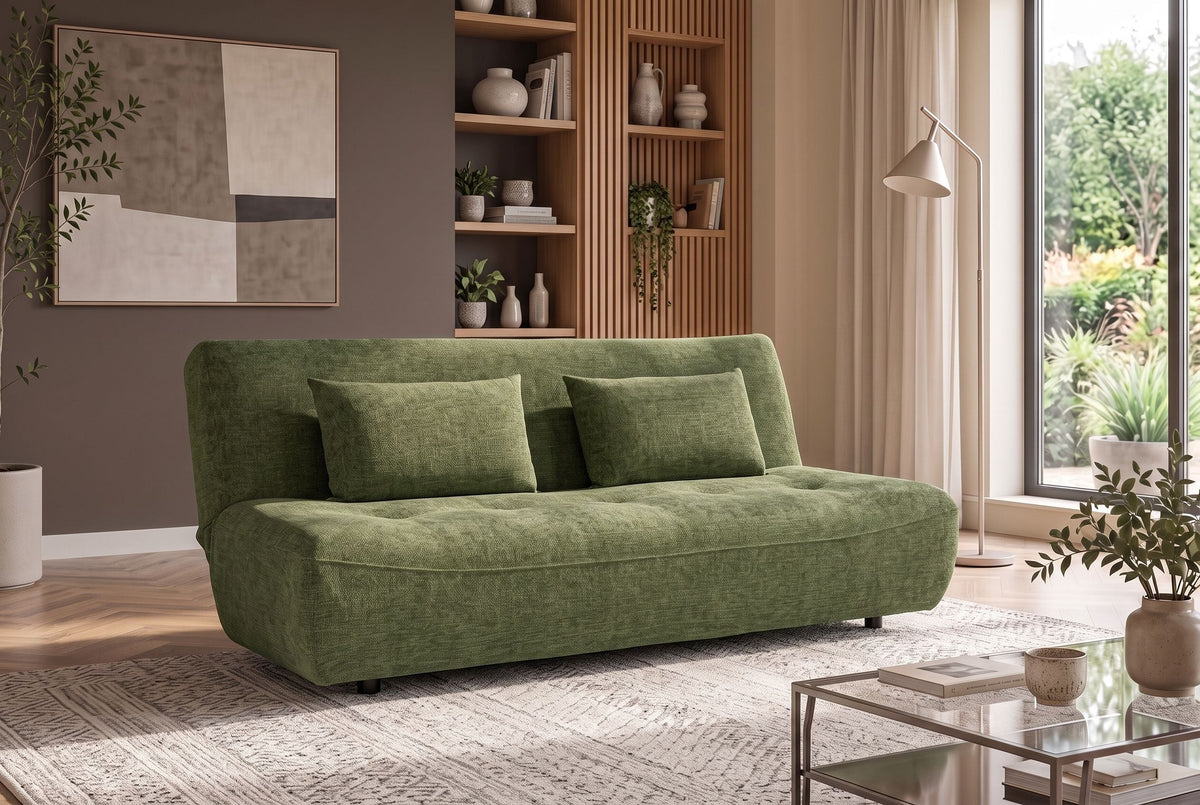 Léonie – Vert chenille – vue 2