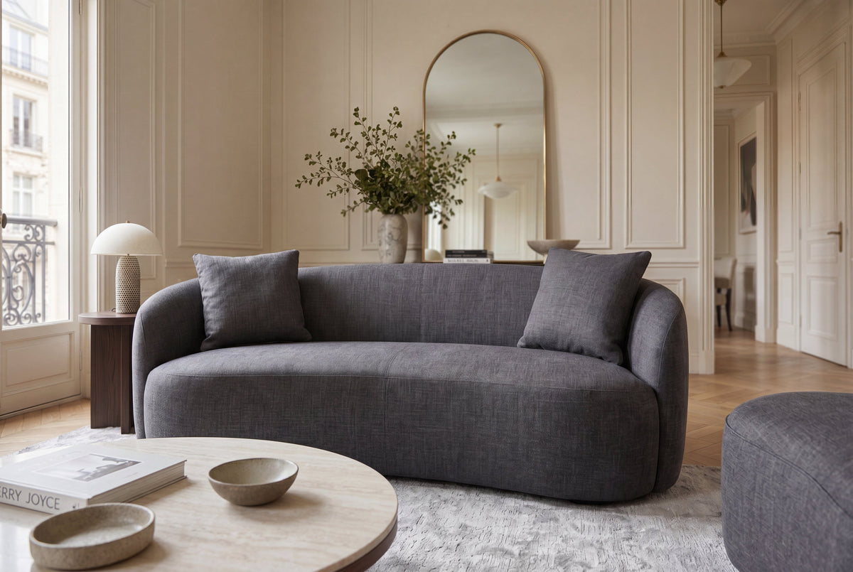 Soléna – Gris graphite velours – vue 3