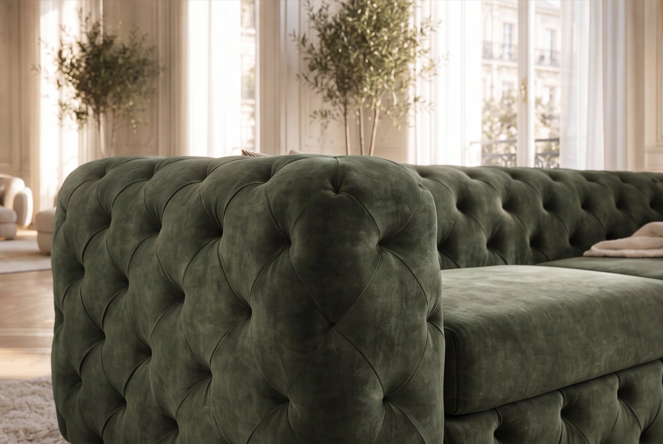 Calista – Vert foncé velours – vue 12