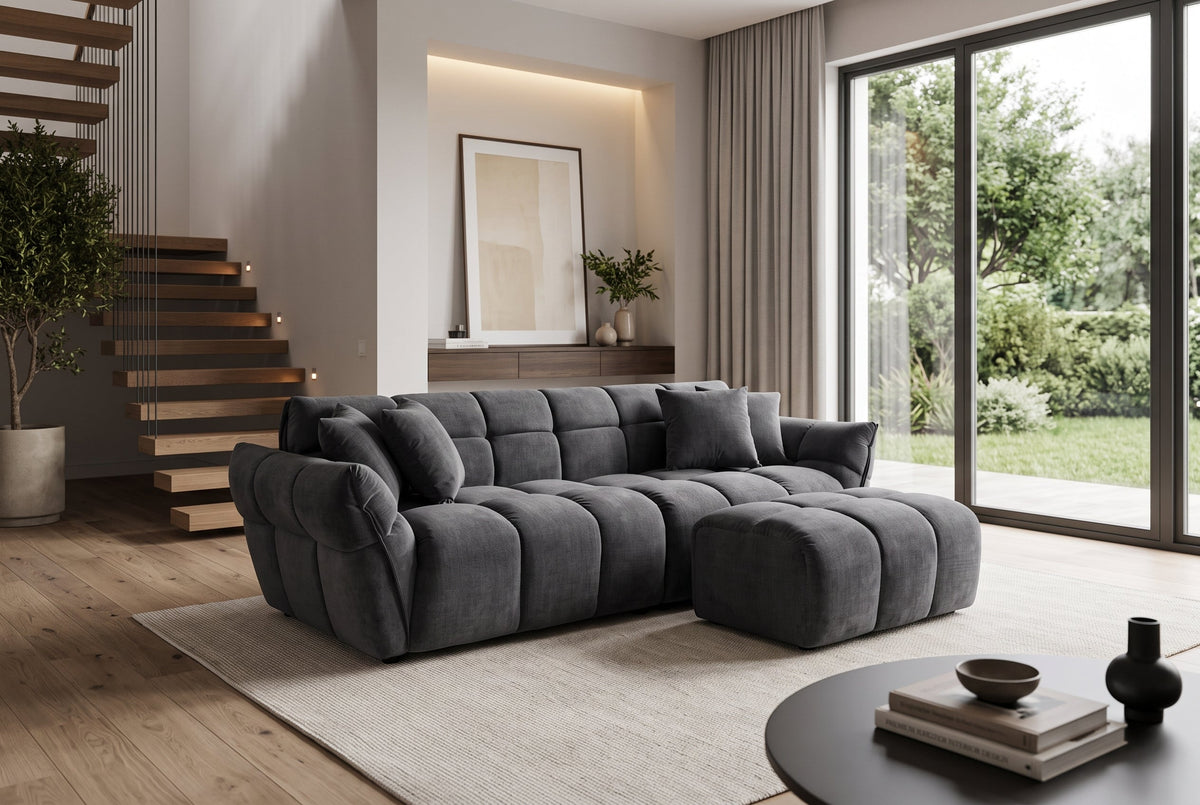 Orlena – Gris velours – vue 2