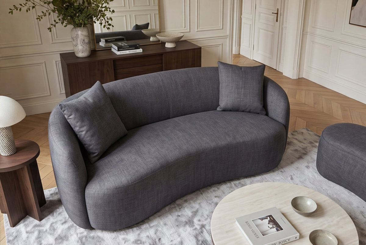 Soléna – Gris graphite velours – vue 6