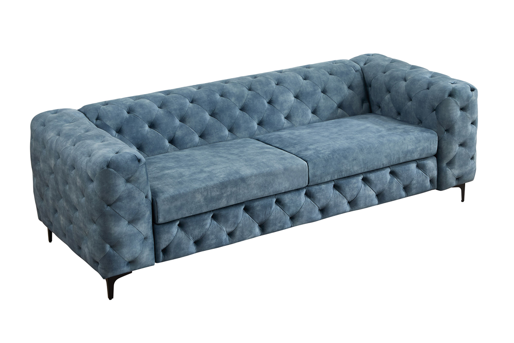 Calista – Bleu pétrole velours