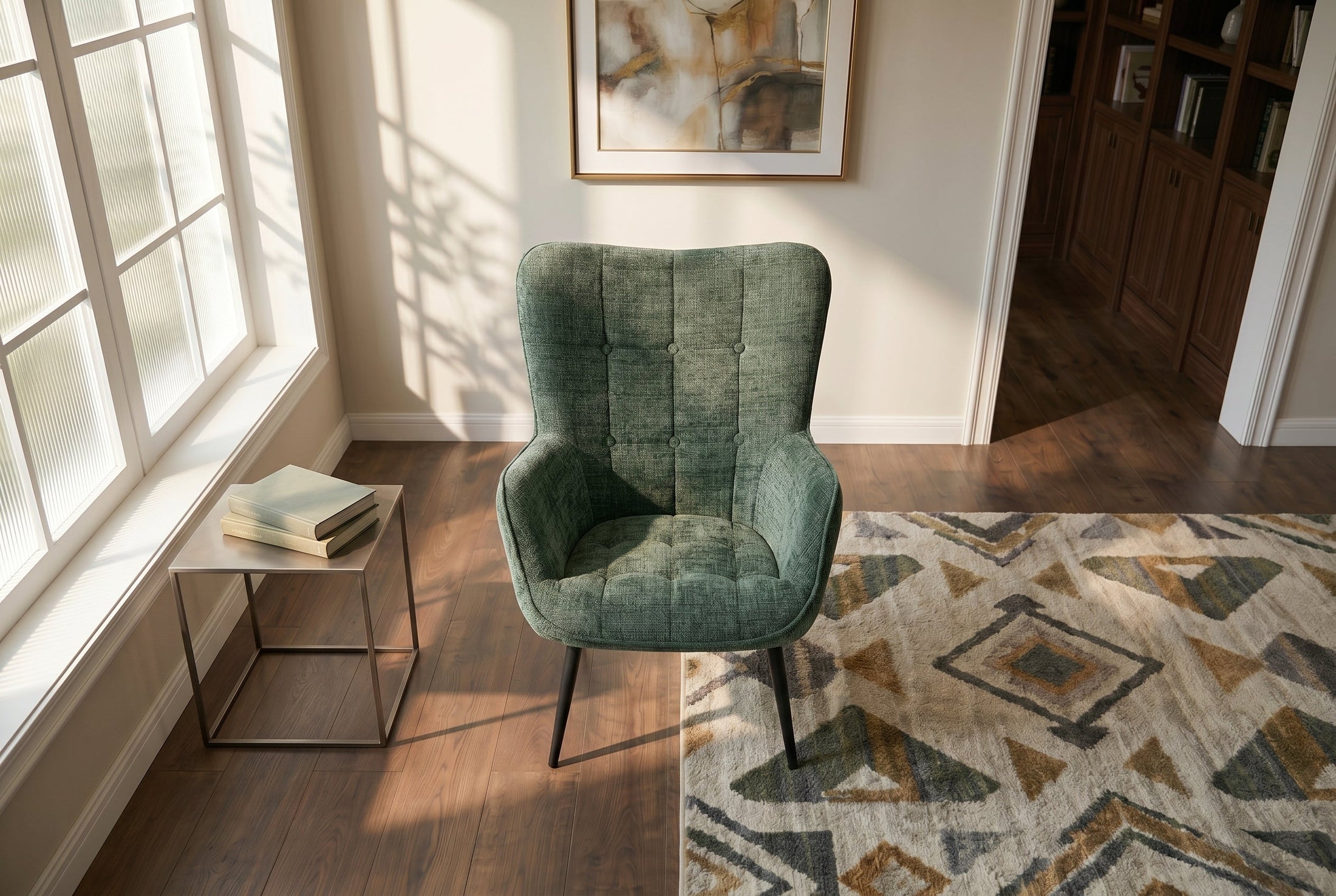 Orelia – Vert chenille – vue 4