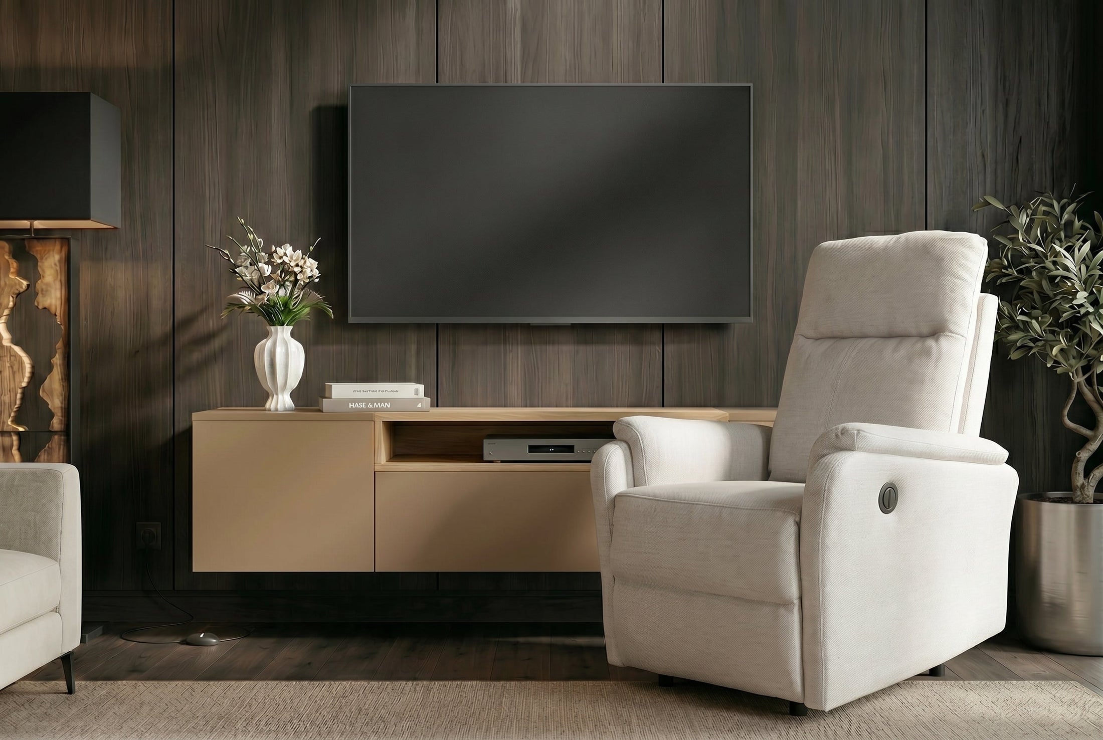 Liora – Beige tissu texturé – vue 4