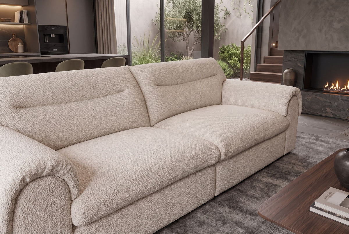 Elyana – Beige bouclé – vue 4