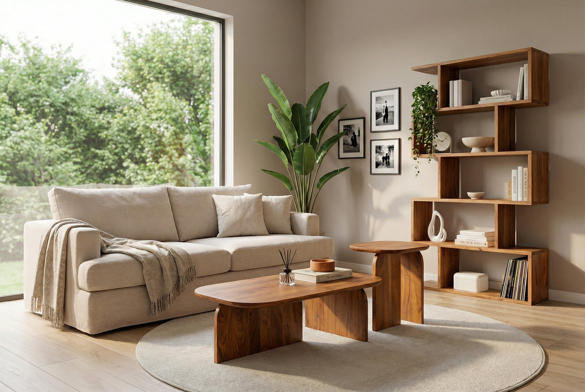 Tables basses Marlow – Set de 2 – Brown