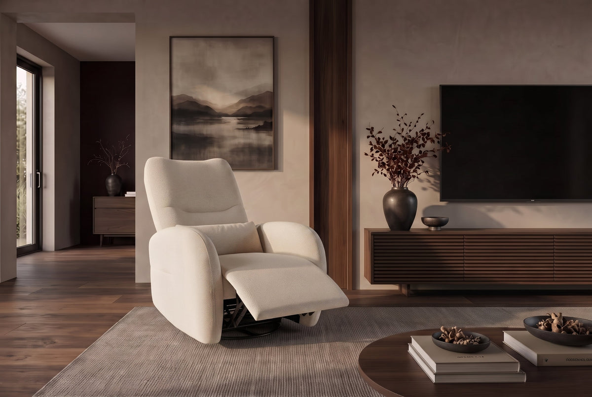 Amaya – Beige tissu texturé – vue 3