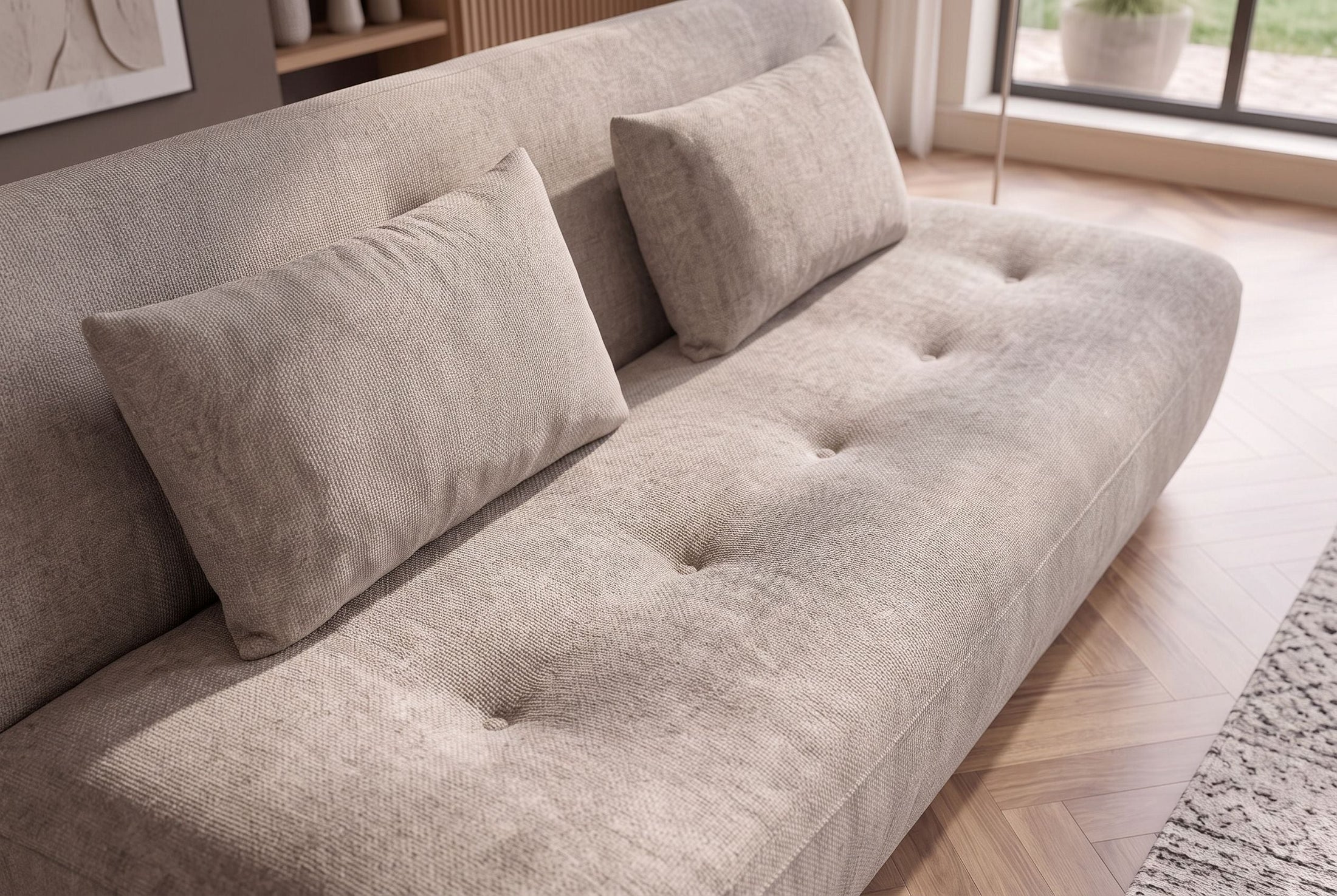 Léonie – Greige chenille – vue 6