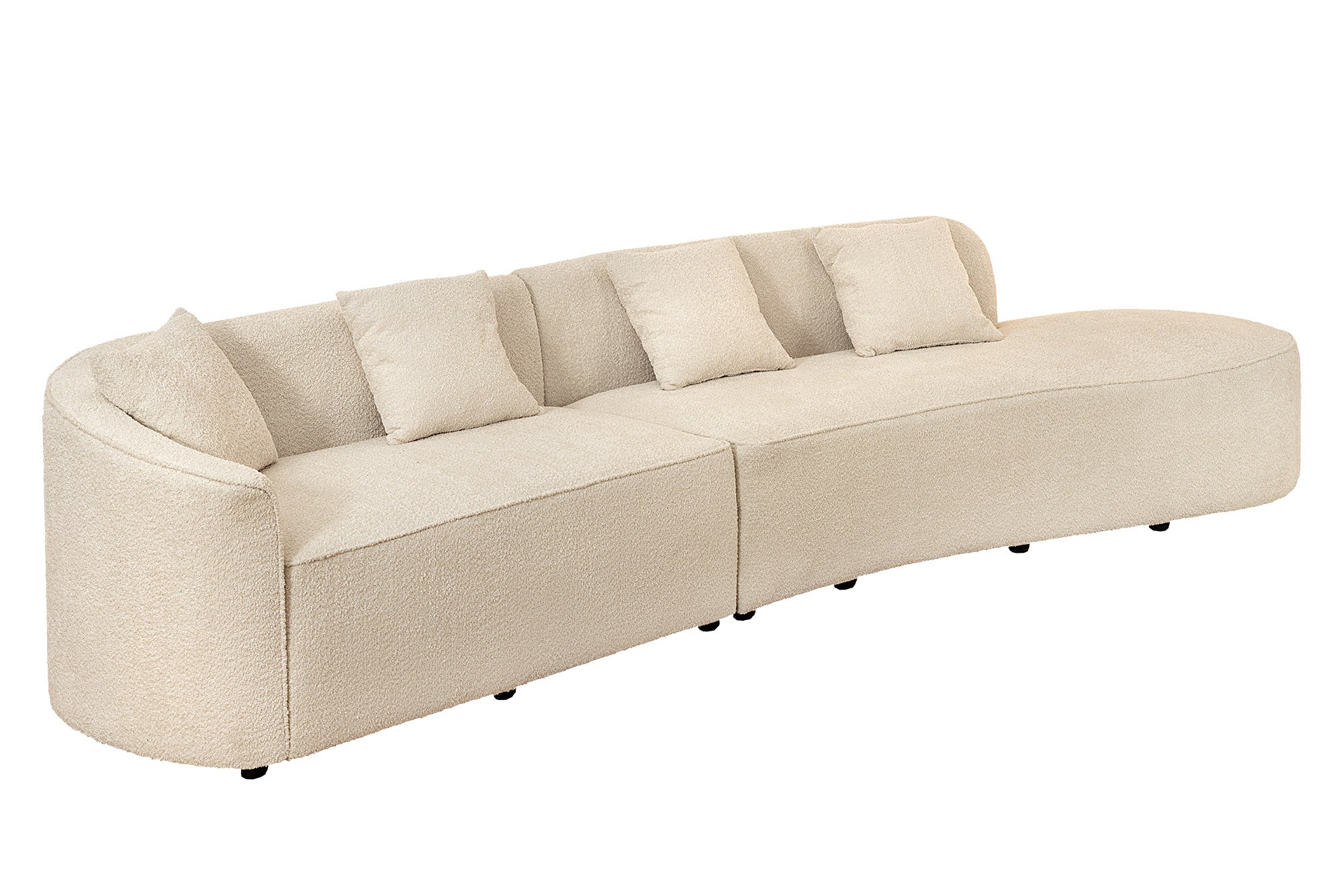 Elvano – Beige bouclé