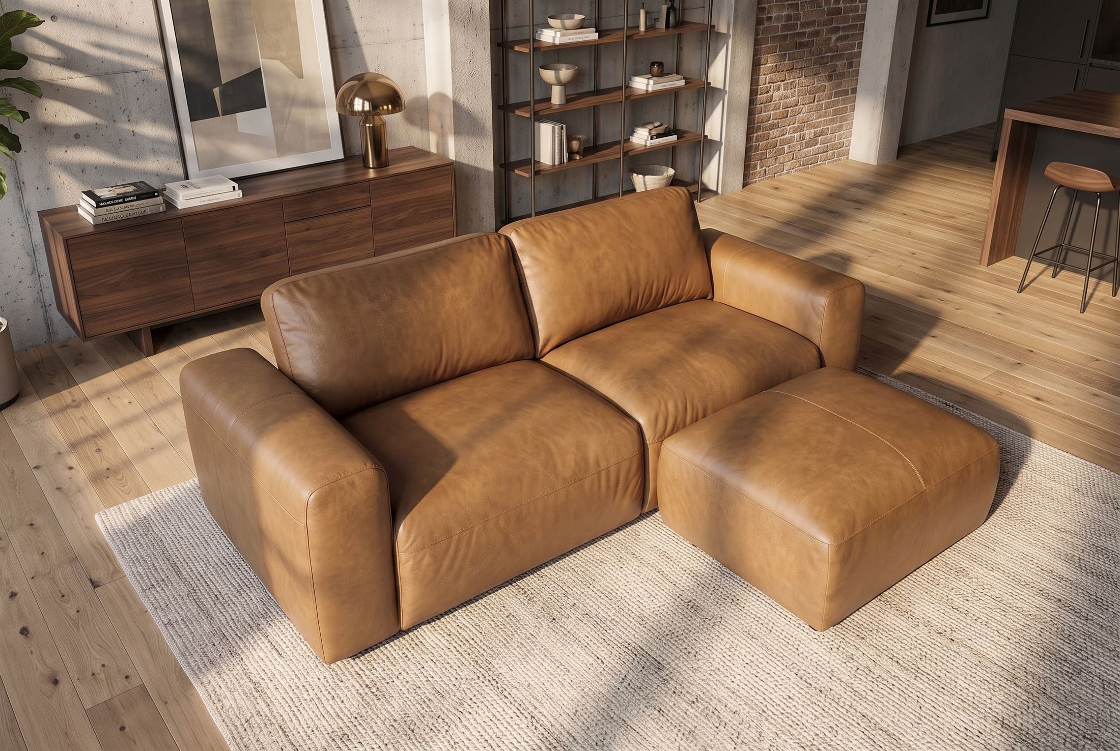 Mireva – Cognac cuir – vue 4