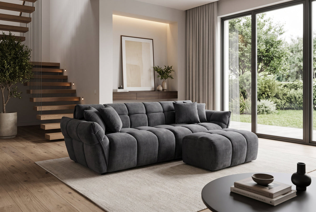 Canapé CLOUD 260 cm – Gris velours