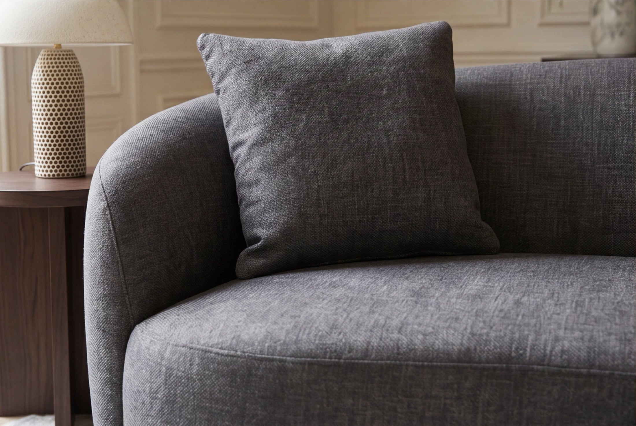 Soléna – Gris graphite velours – vue 8