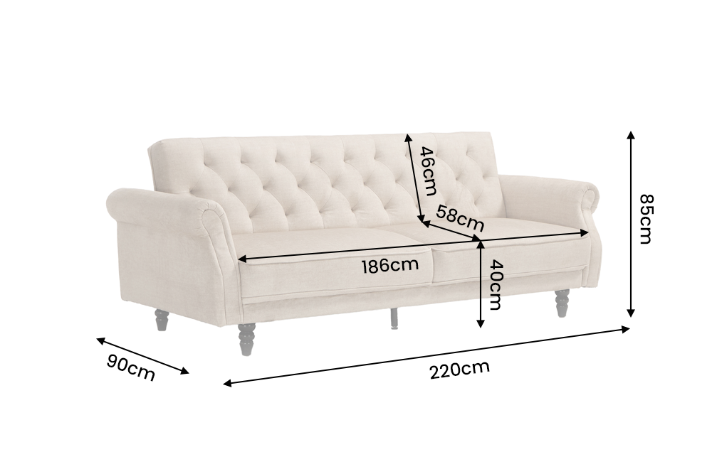 Elara – Champagne beige velours – vue 10