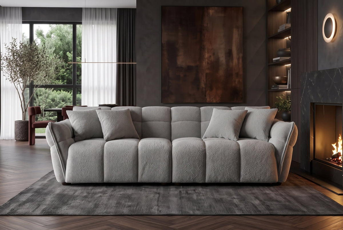 Orlena – Gris bouclé – vue 4