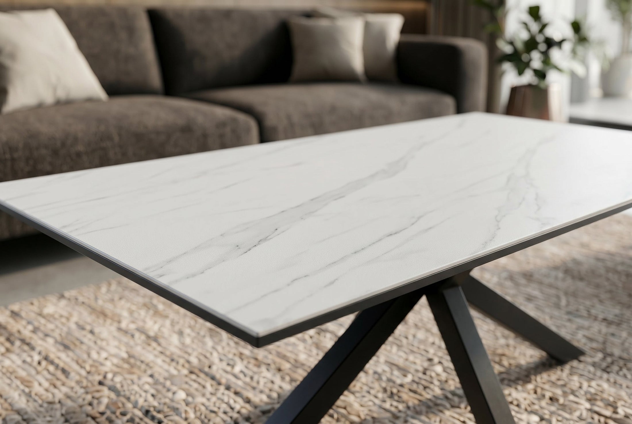 Table basse Astra – Blanc