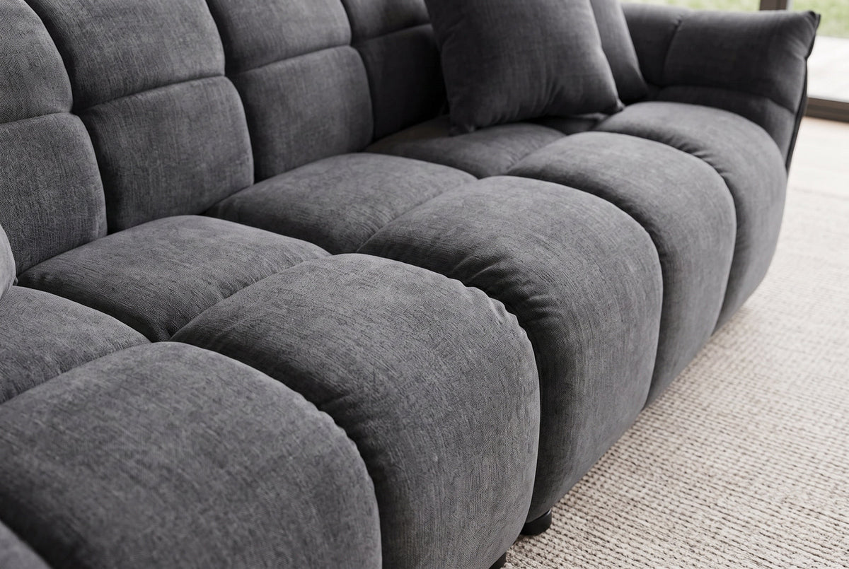 Canapé CLOUD 260 cm – Gris velours