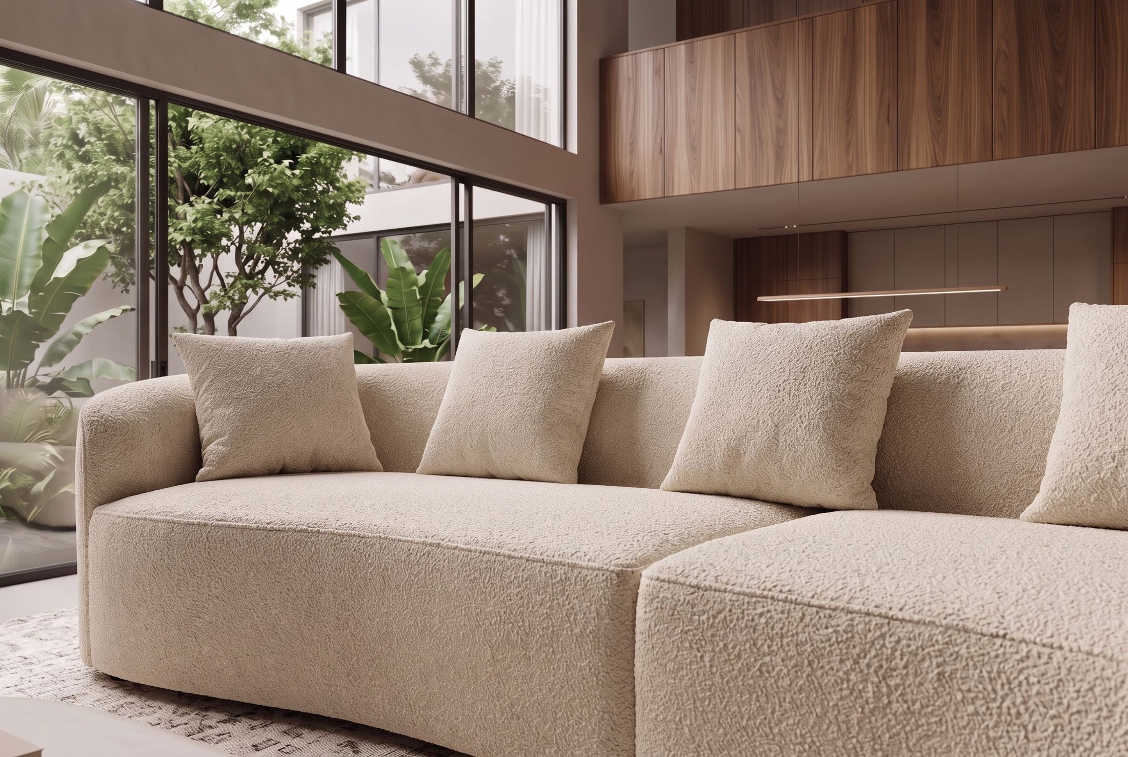 Elvano – Beige bouclé – vue 6