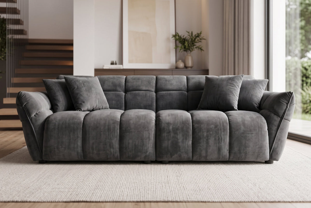 Canapé CLOUD 260 cm – Gris velours