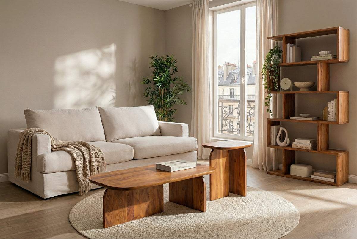 Tables basses Marlow – Set de 2 – Brown