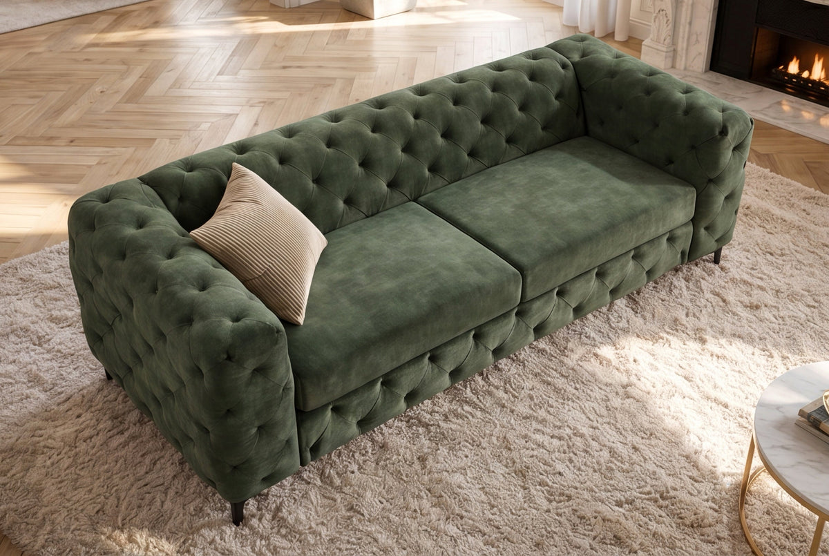 Calista – Vert foncé velours – vue 6