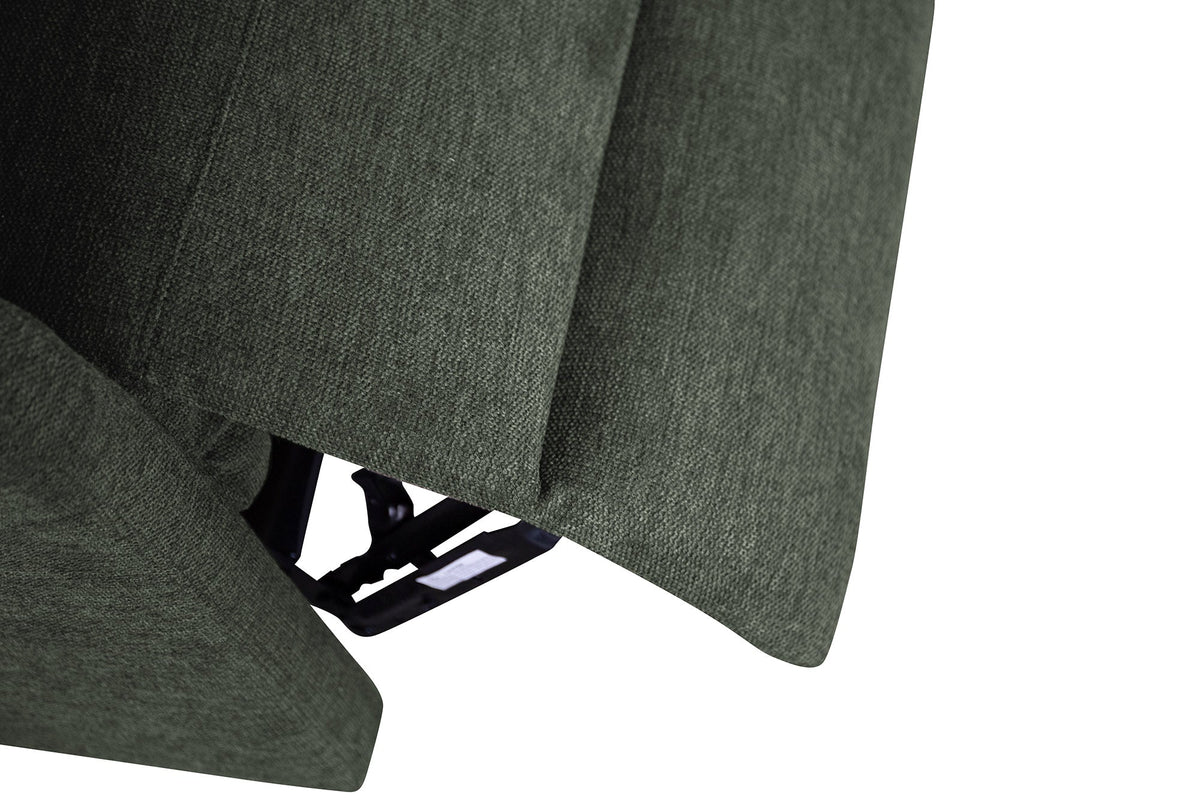 Liora – Vert tissu texturé – vue 8