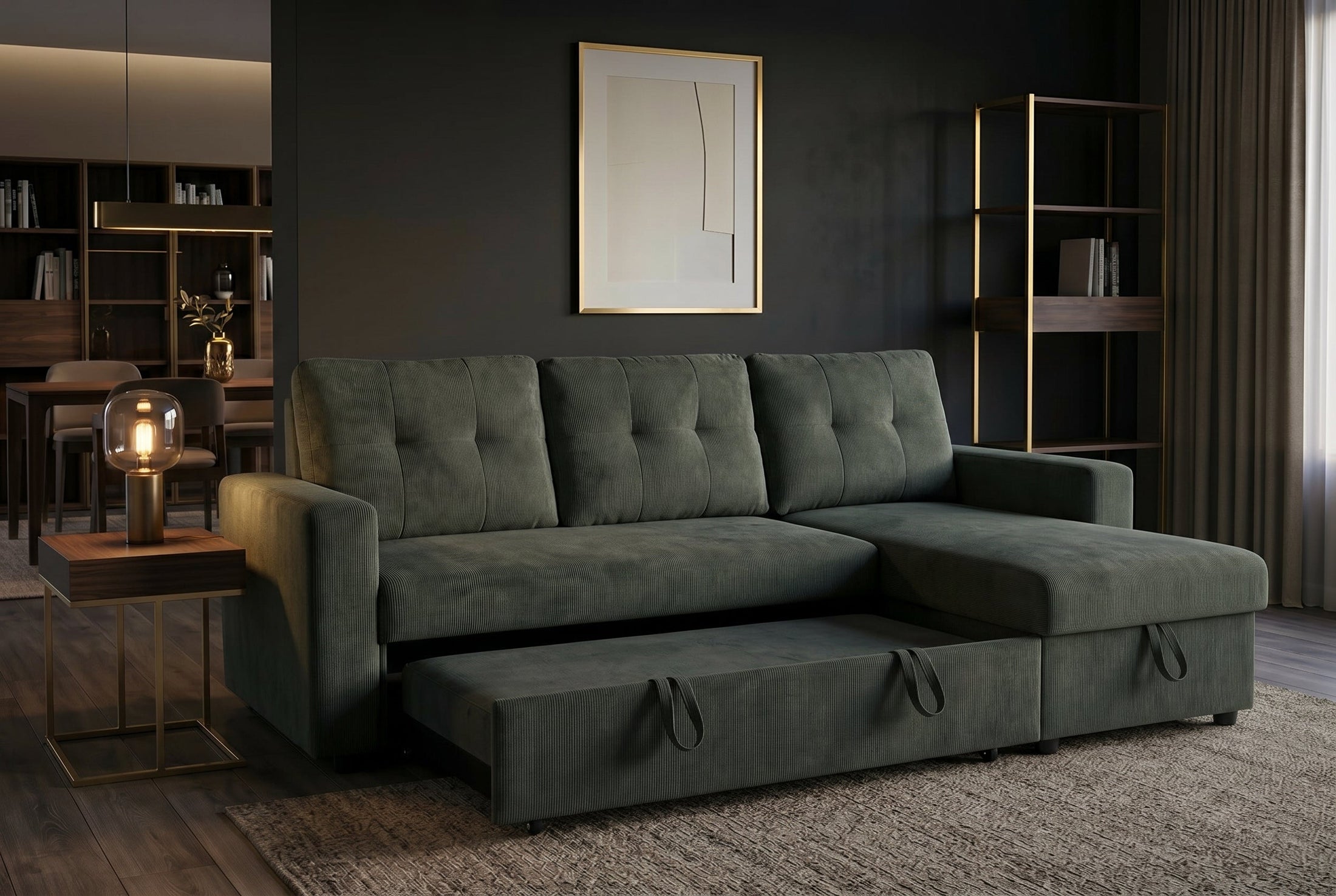 Velora – Vert velours – vue 3