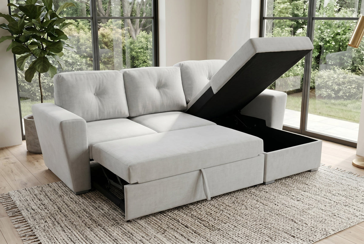 Livana – Beige tissu texturé – vue 5