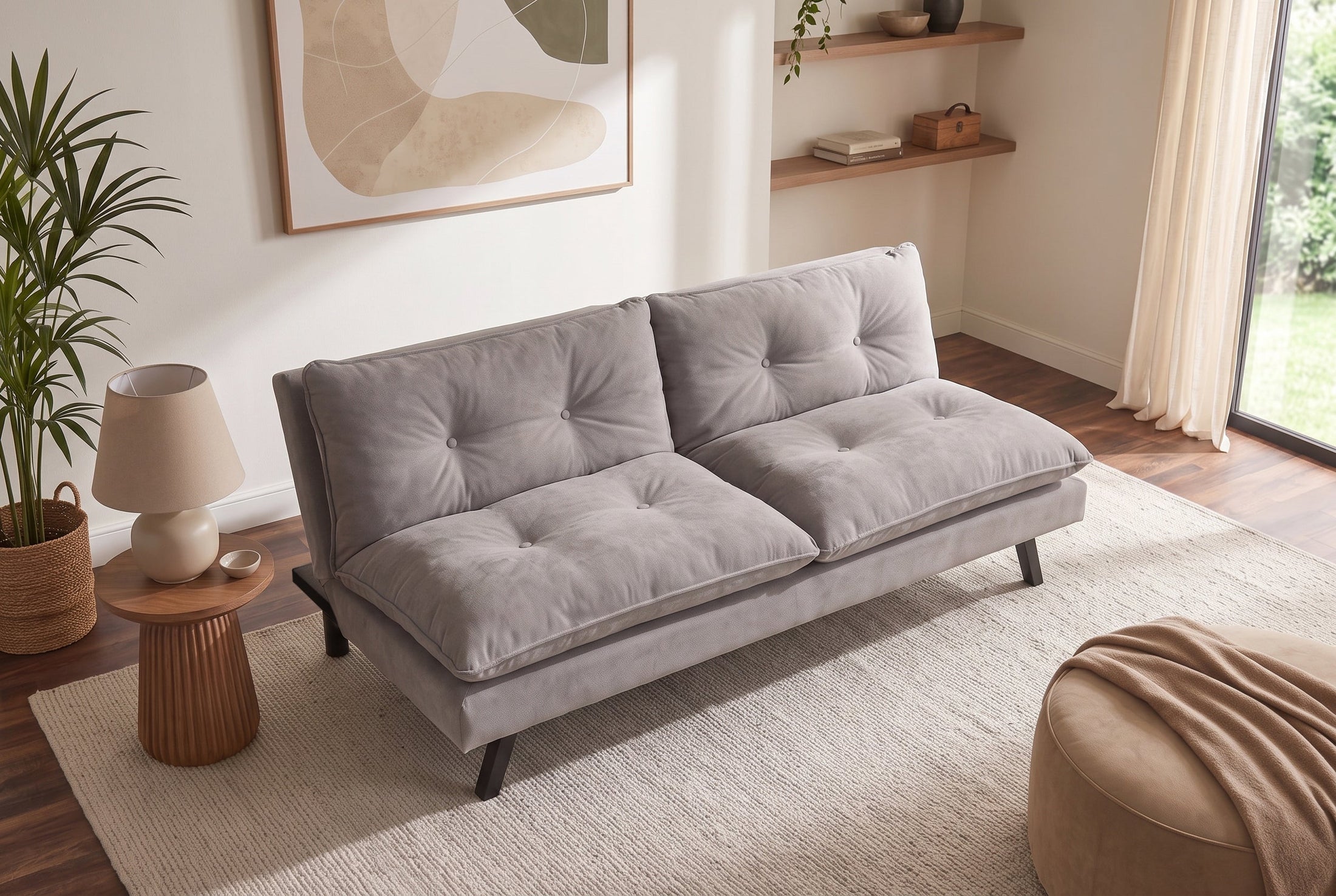 Novara – Beige chenille – vue 3