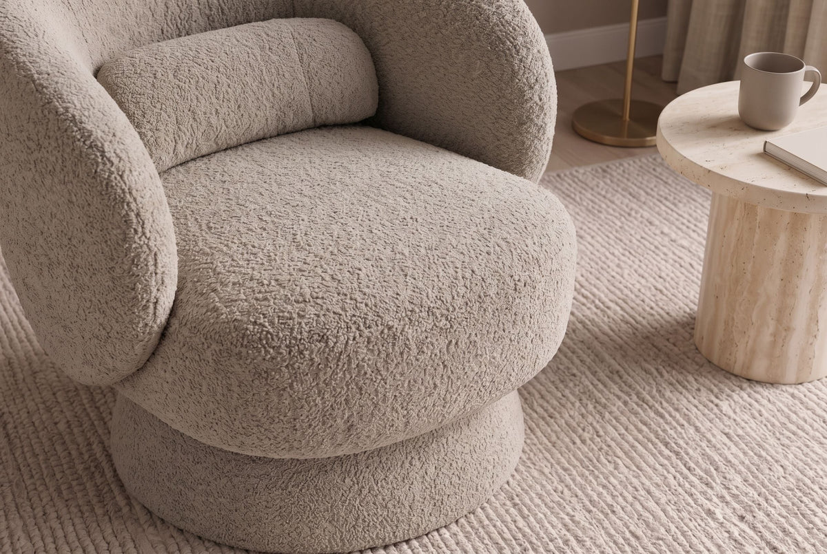 Ariane – Taupe bouclé – vue 5
