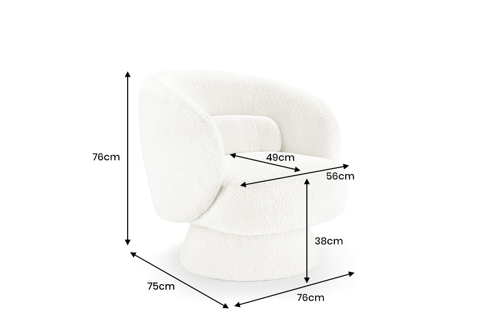 Ariane – Taupe bouclé – vue 8
