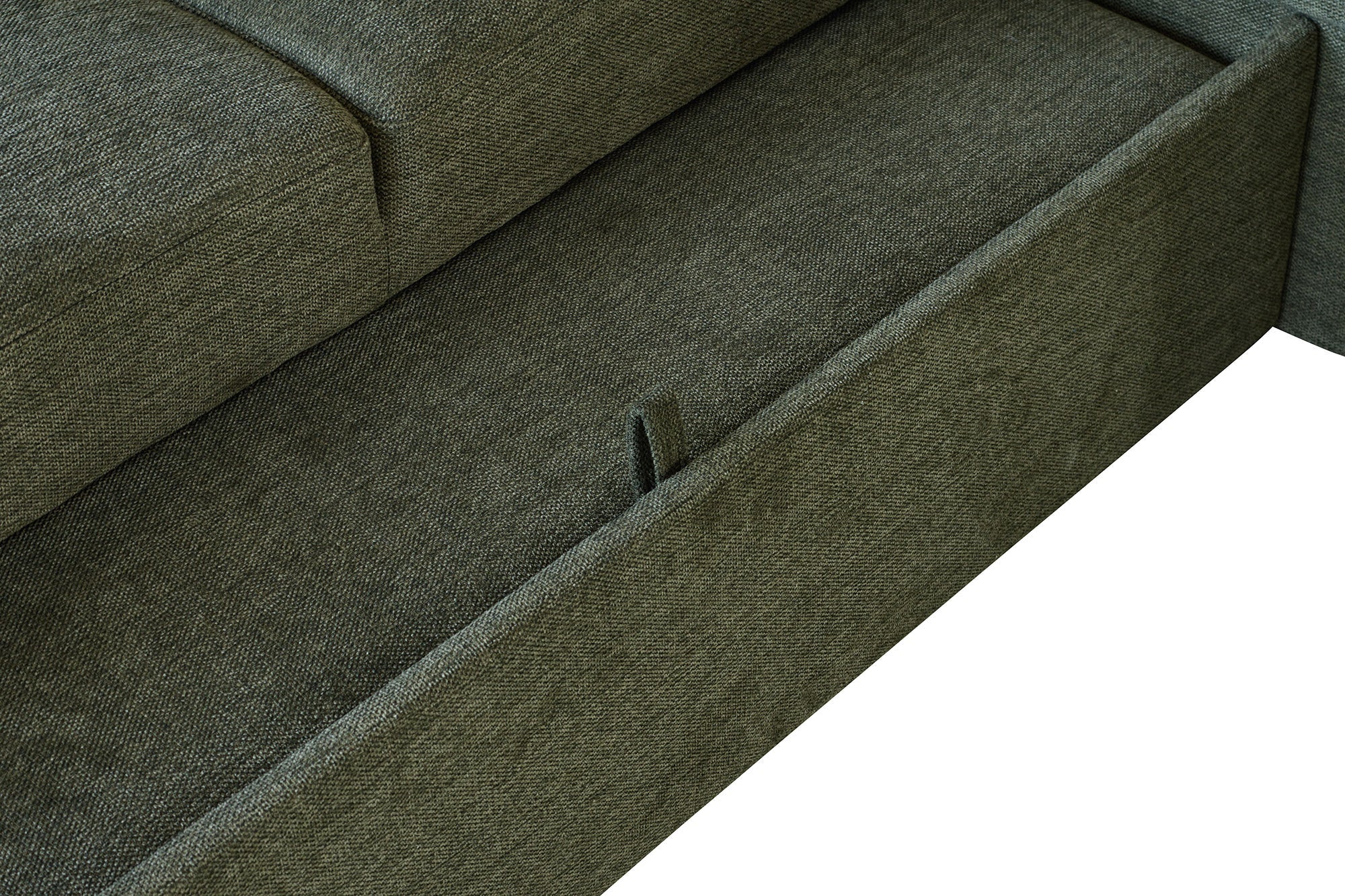 Livana – Vert tissu texturé – vue 14