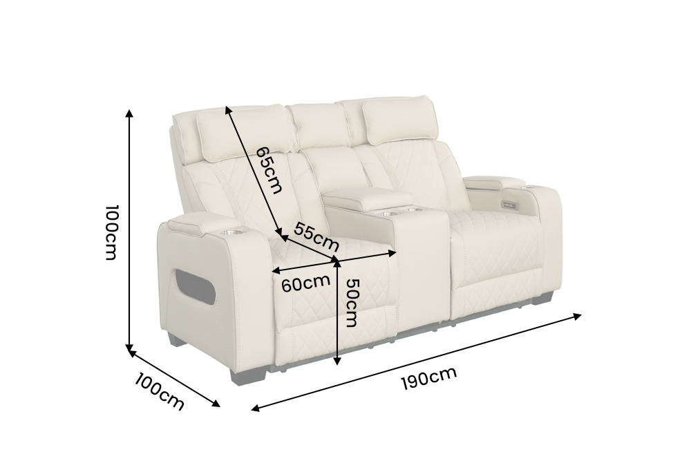 Céleste – Beige similicuir – vue 14