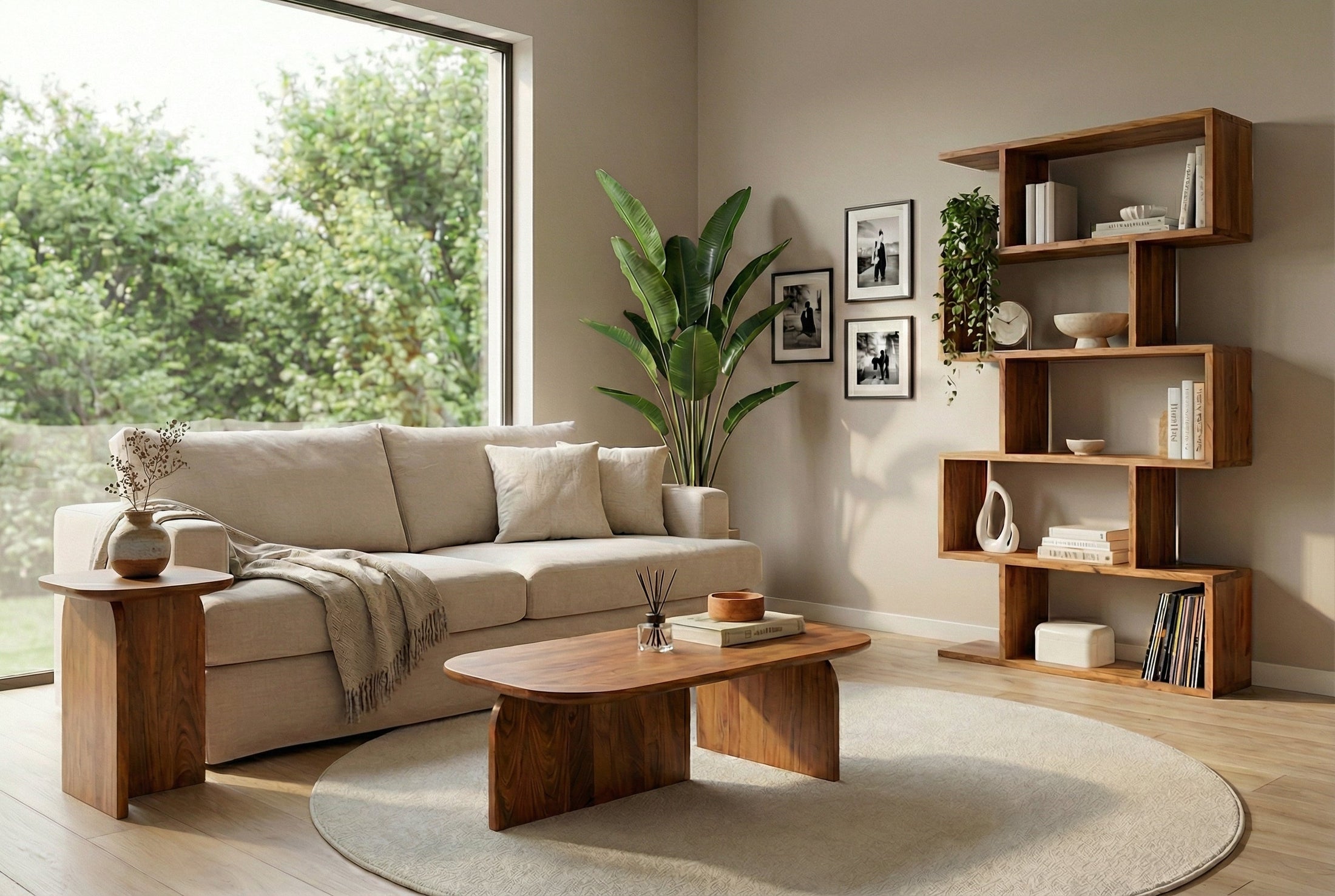 Tables basses Marlow – Set de 2 – Brown