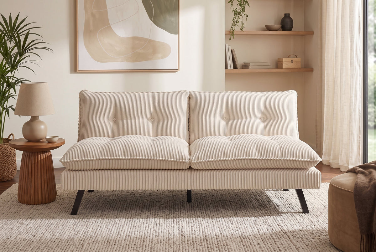 Novara – Beige velours côtelé – vue 4
