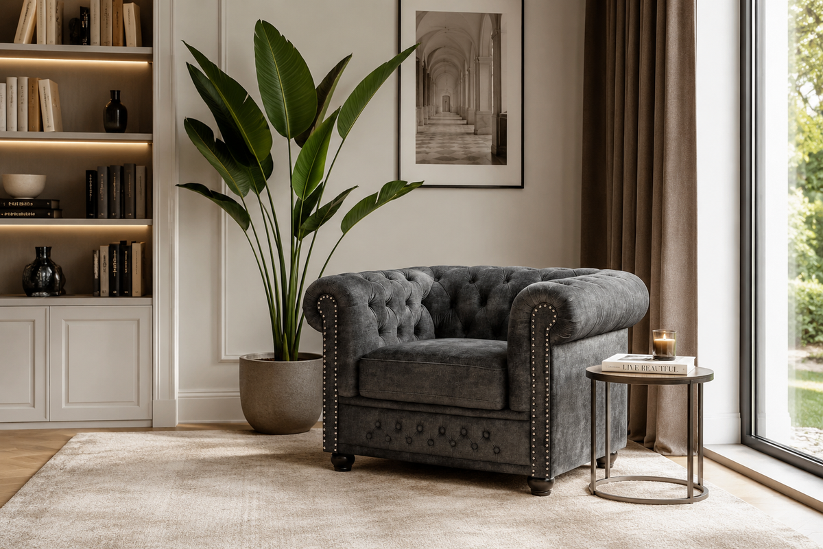 Mélia – Gris velours – vue 2