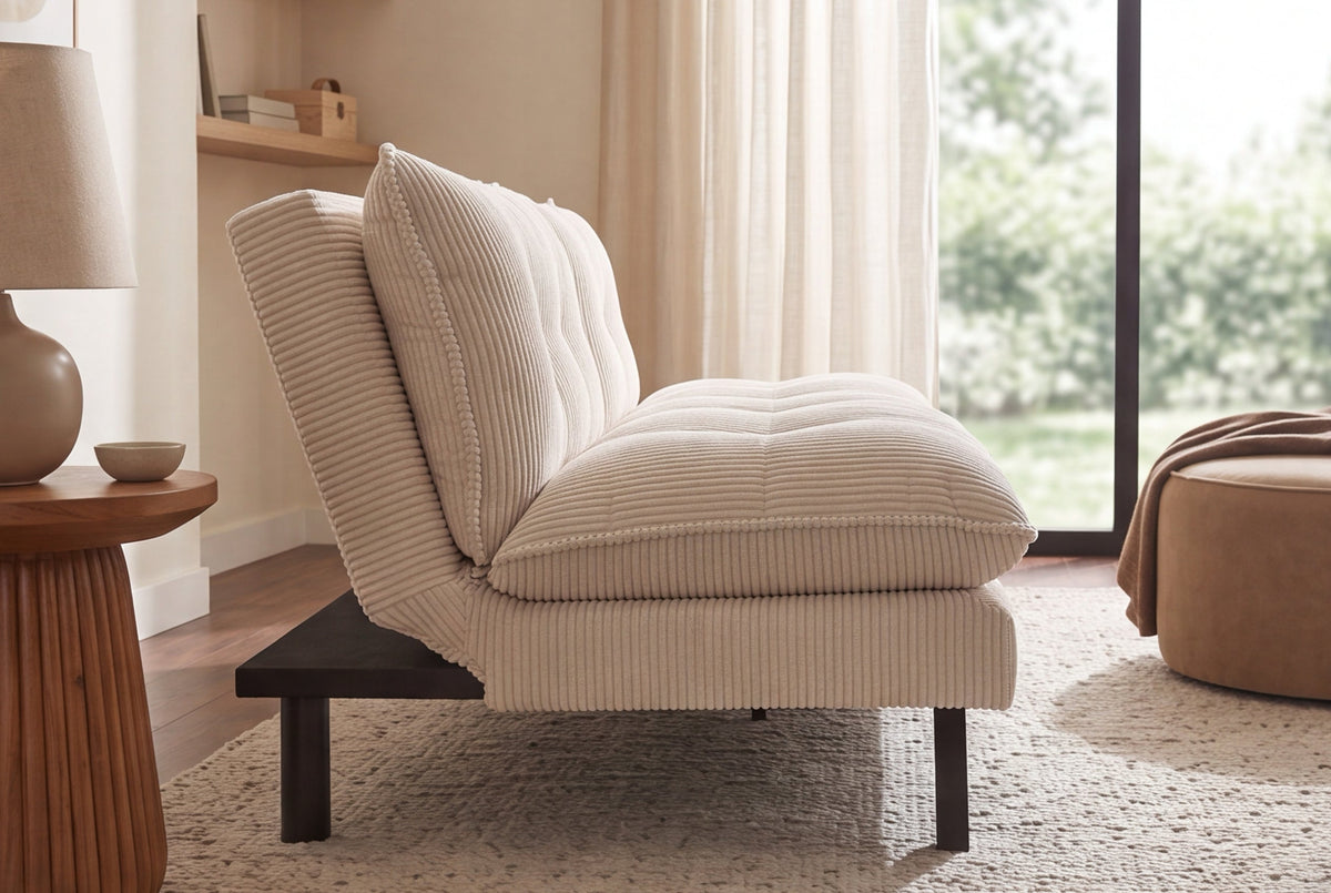 Novara – Beige velours côtelé – vue 7