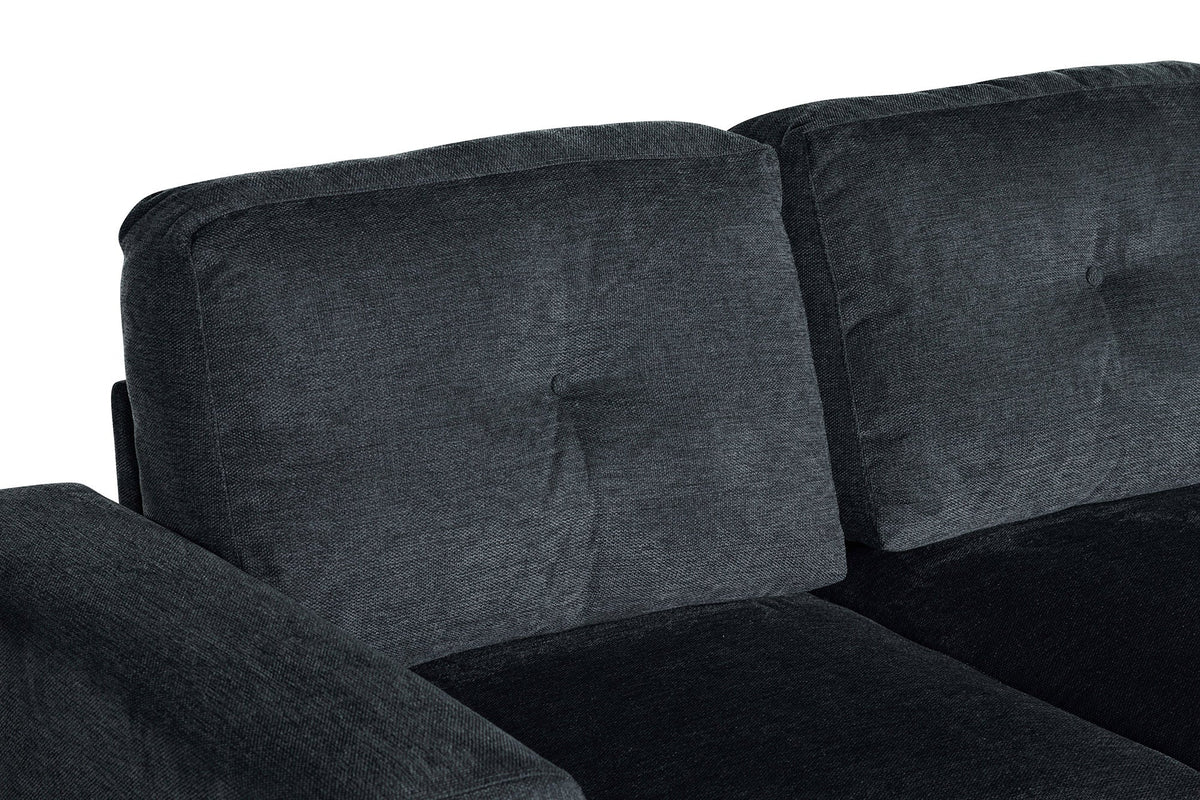 Livana – Gris tissu texturé – vue 9