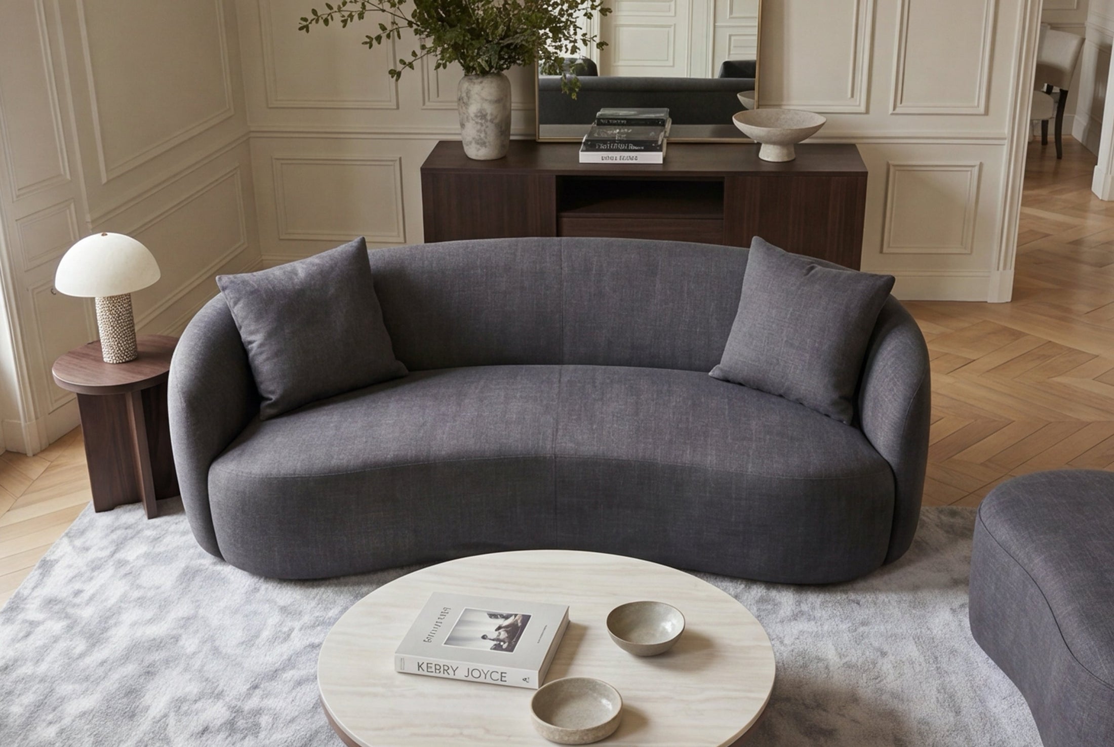 Soléna – Gris graphite velours – vue 4