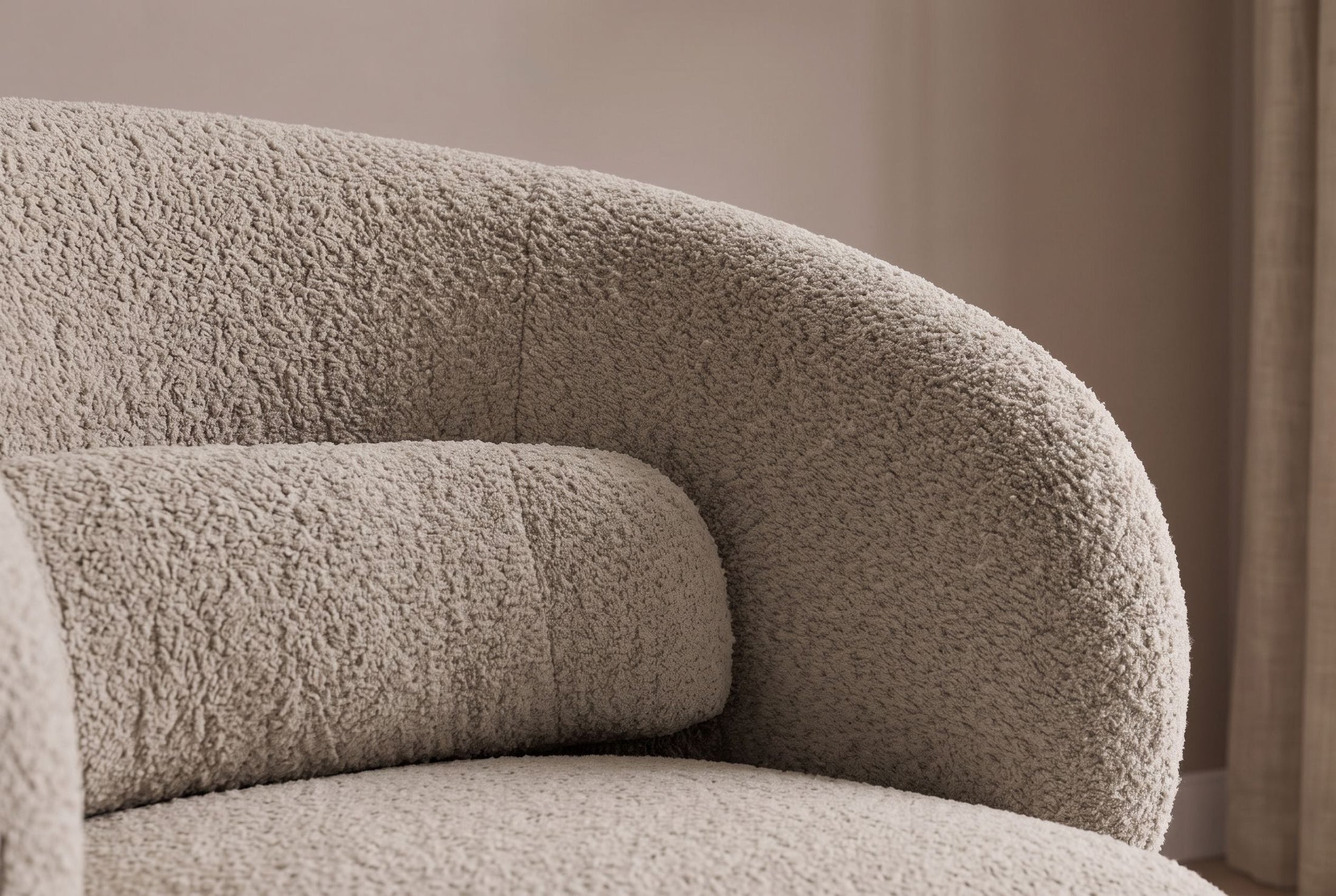 Ariane – Taupe bouclé – vue 6