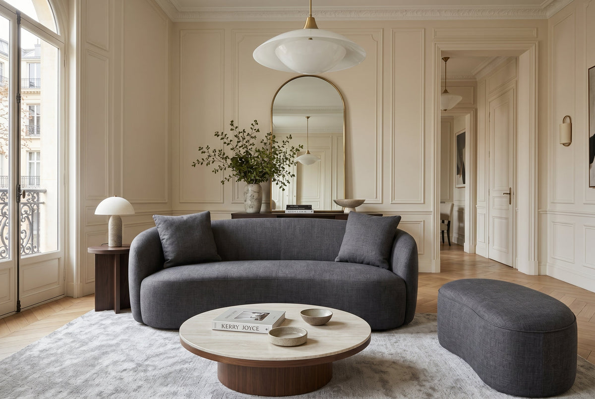 Soléna – Gris graphite velours – vue 2