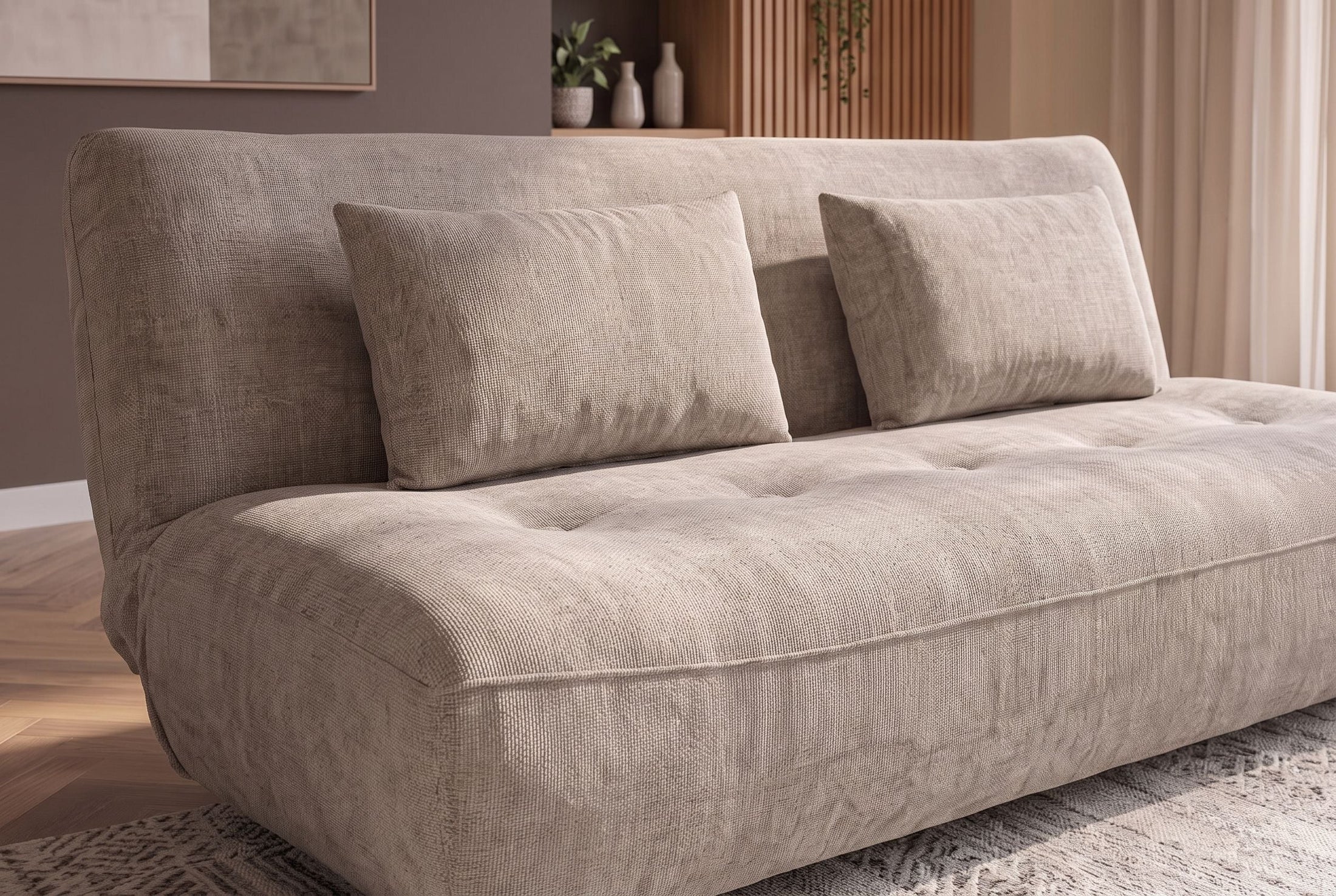 Léonie – Greige chenille – vue 4