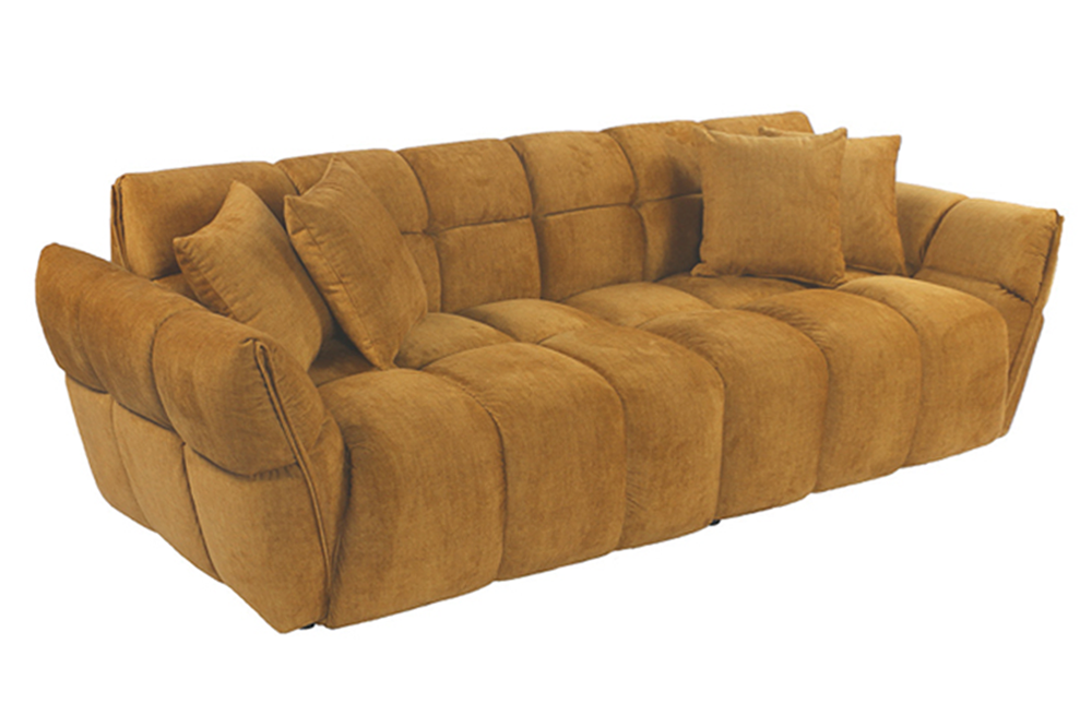Orlena – Jaune moutarde velours