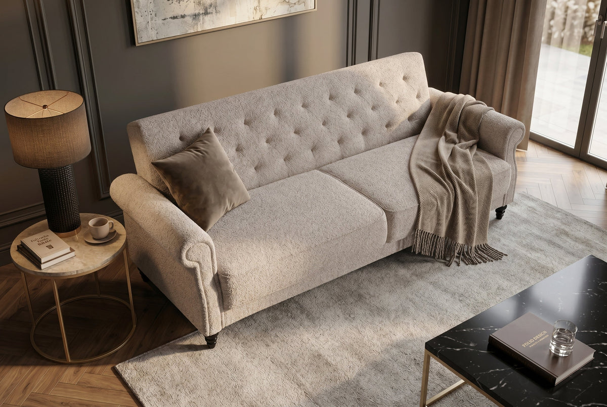 Elara – Greige bouclé – vue 5
